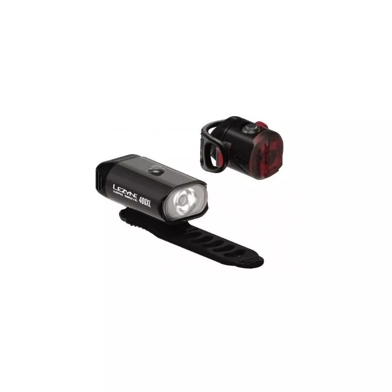Set D'éclairages Lezyne Drive 400 XL Et Femto Mini USB 1 Set D'éclairages Lezyne Drive 400 XL Et Femto Mini USB