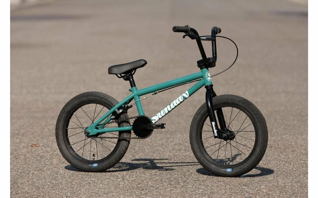 Vélo BMX Enfant Sunday Blueprint 16" Bleu Menthe - 2022 2 Vélo BMX Enfant Sunday Blueprint 16" Bleu Menthe - 2022 – Image 2