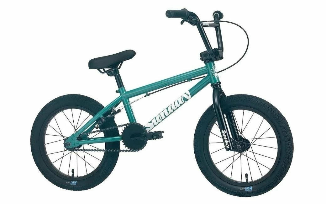 Vélo BMX Enfant Sunday Blueprint 16" Bleu Menthe - 2022 1 Vélo BMX Enfant Sunday Blueprint 16" Bleu Menthe - 2022