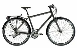 VTC Histoire Bike Randonneuse Classique 300 Gris Foncé - 2022
