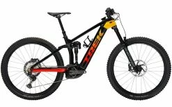 VTT électrique TREK Rail 9.8 XT Noir/Jaune/Rouge 750Wh - 2023